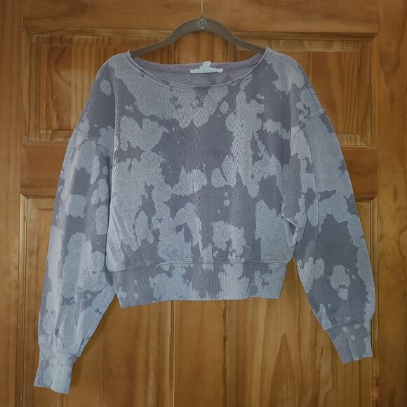 Hippie Rose Mauve Cropped Long Sleeve Top - Picture 1 of 2